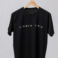 Yirim Text Logo Tee in Jet Black — Void Supply heavyweight tee