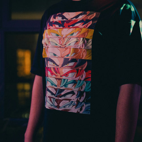 Chaos Collage Tee in Black — Void Supply heavyweight tee
